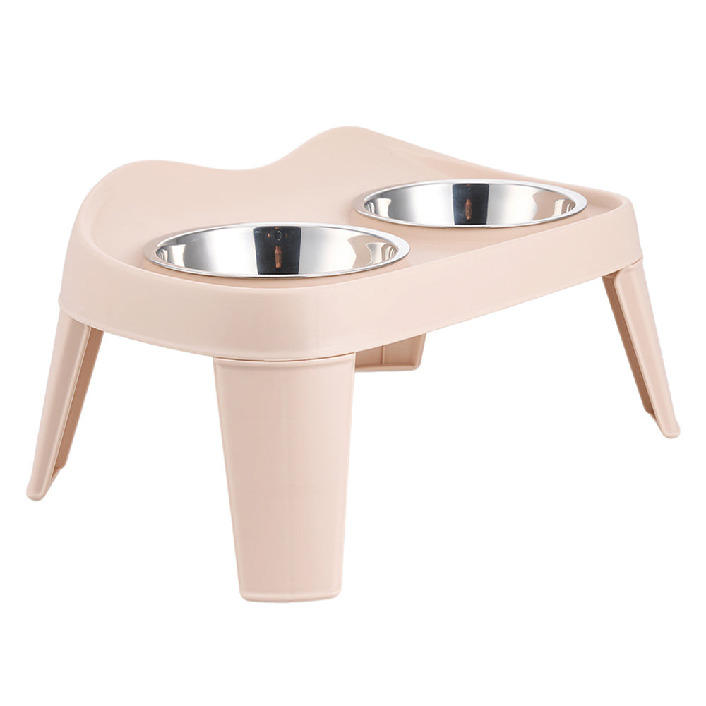 Dog Bowls with Stand, Adjustable Raised Dog Bowl for Large Dogs, Dog Feeding Station with 2 Stainless Steel Dog Bowls, Non-Slip elevated dog bowls