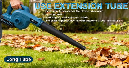 21V High-Capacity Blower, Wireless Blade Blower, Optional Lithium Battery (With Charger), Lightweight Construction, Efficiently Clears Fallen Leaves And Snow from Yards, Lawns, Garden Maintenance, Pathways, Patios, And Decks