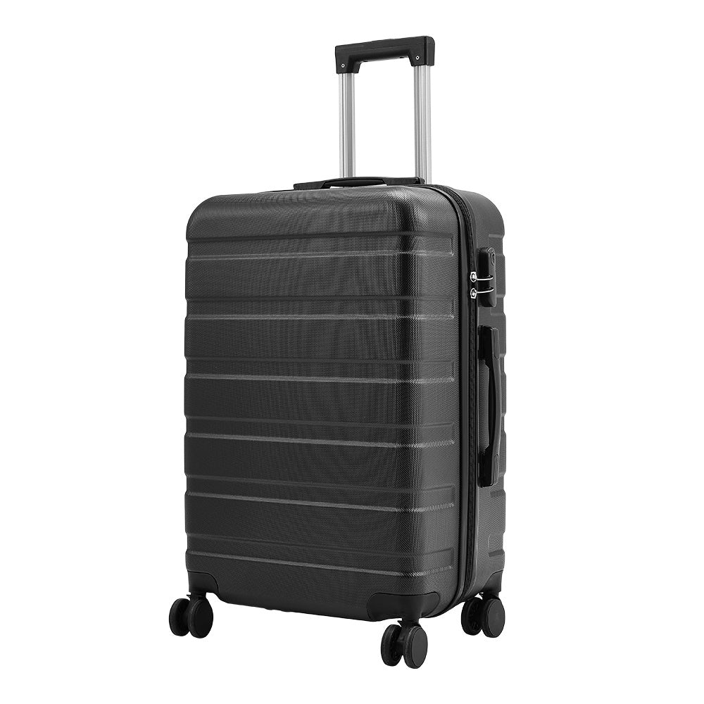 20" Suitcase Lightweight 4 Wheel Spinner Hard Shell ABS Luggage Hold Check in Travel Case Cabin Suitcase Carry On Suitcase, Hard Shell Suitcase with 4 Wheels Cabin Luggage Blue B