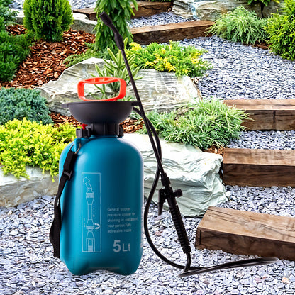 5/8L Garden watering air backpack portable lawn irrigation pressure sprayer available in green, red or blue