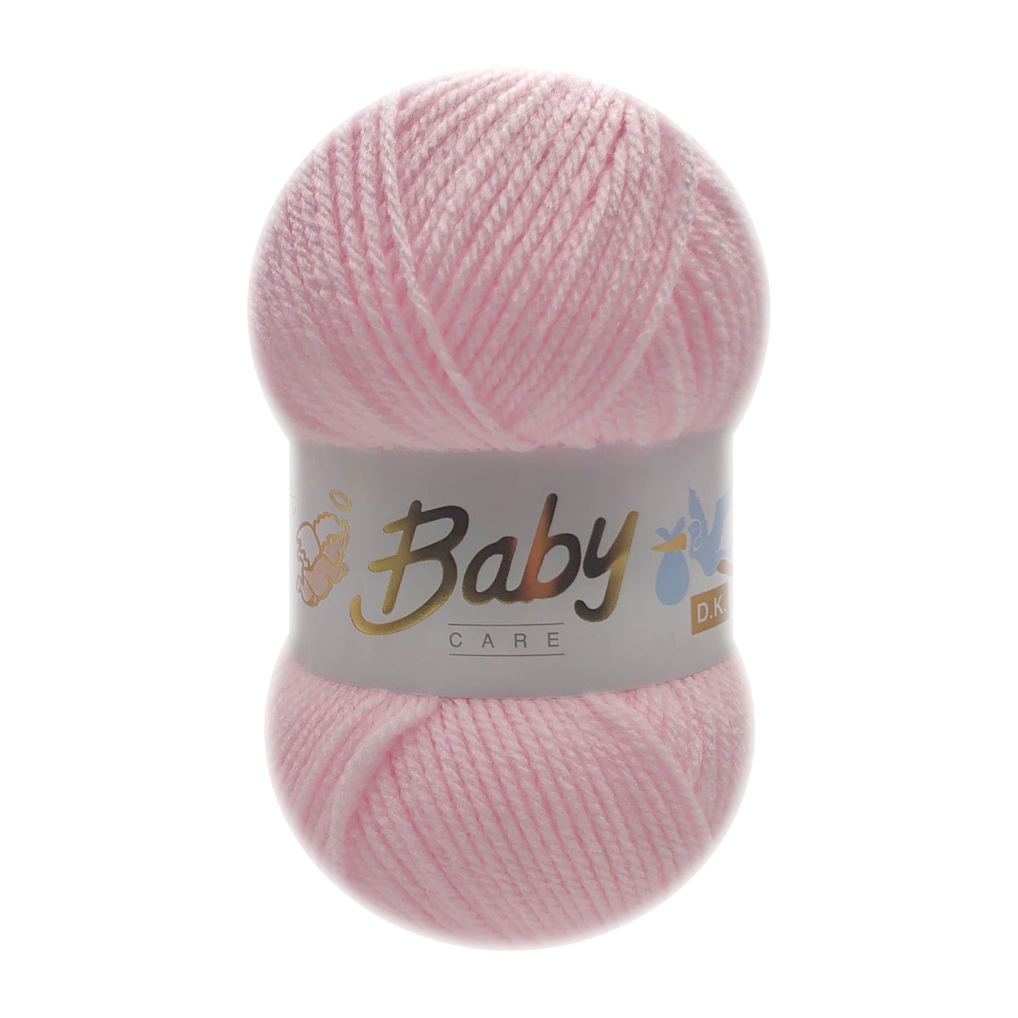 Woolcraft - Baby Care Double Knitting Yarn - 2 or 5 Pack of 100g Balls of 100% Acrylic Yarn - 13 Colours Available - Aqua, Beige, Baby Blue, Oyster, Denim, Lilac, Mint, Peach, Baby Pink, Rouge, Silver, White or Lemon - Perfect for Knitting or Crochet