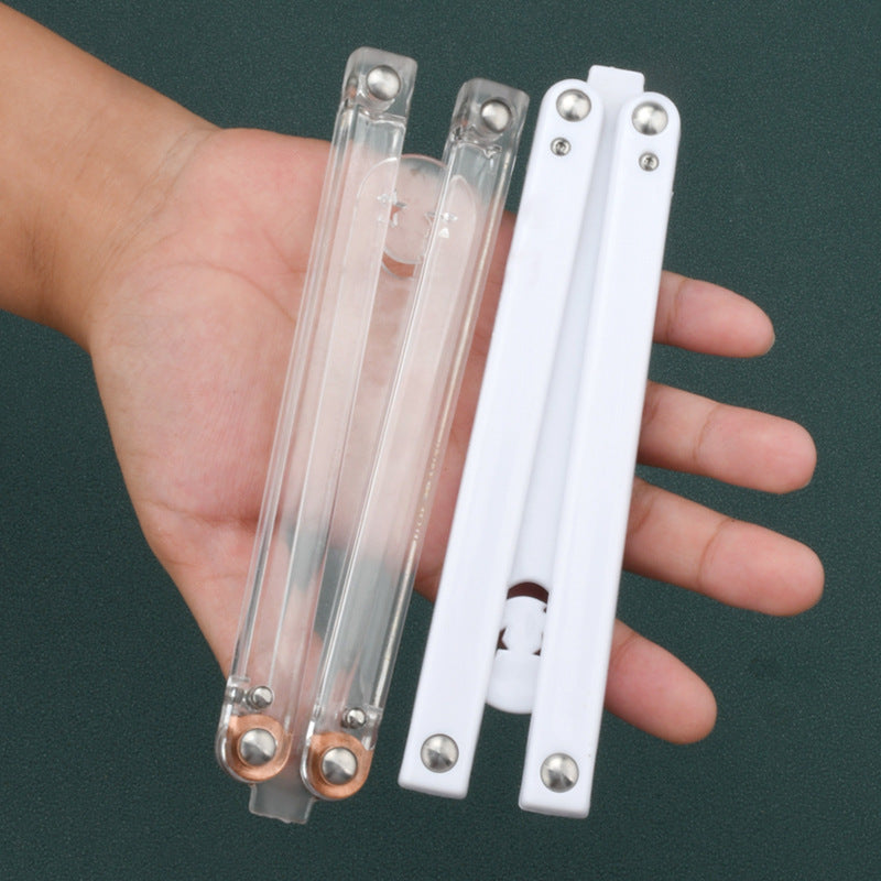Flippers Bushings System Portable And Safe Sensory Fidget Stress Toys 3D Printed Toys with Integral Channel Handle for Training
