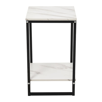 1pc Floor-to-ceiling Flower Stand in The Living Room, Balcony Column Plant Display Rack, Double-layer Plant Display Rack Flower Stand, Black and White, 30*30*60cm