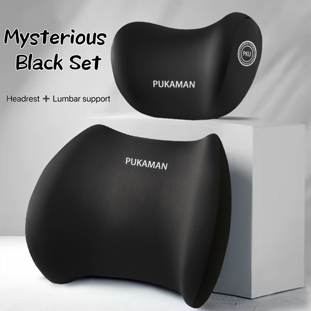 1pc Car Headrest/Lumbar Support Car Neck Pillow Waist Cushion Driver Seat Backrest Car Cushion Driving Lumbar Support Waist Support Car Accessories Car Interior Set Seat Backs