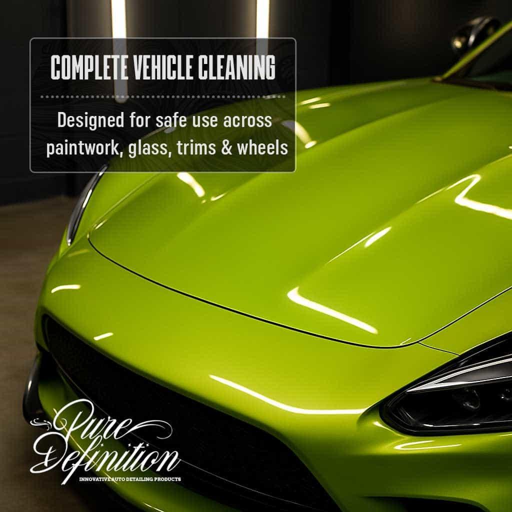 Gloss Wash Waterless - Wash & Wax Gloss Shine Carnauba Wax Showroom Cleaner - Car Cleaning kit