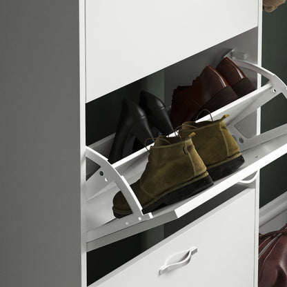 Vida Designs 3 Drawer Shoe Cabinet Shoe Rack Hallway Shoe Storage Cupboard
