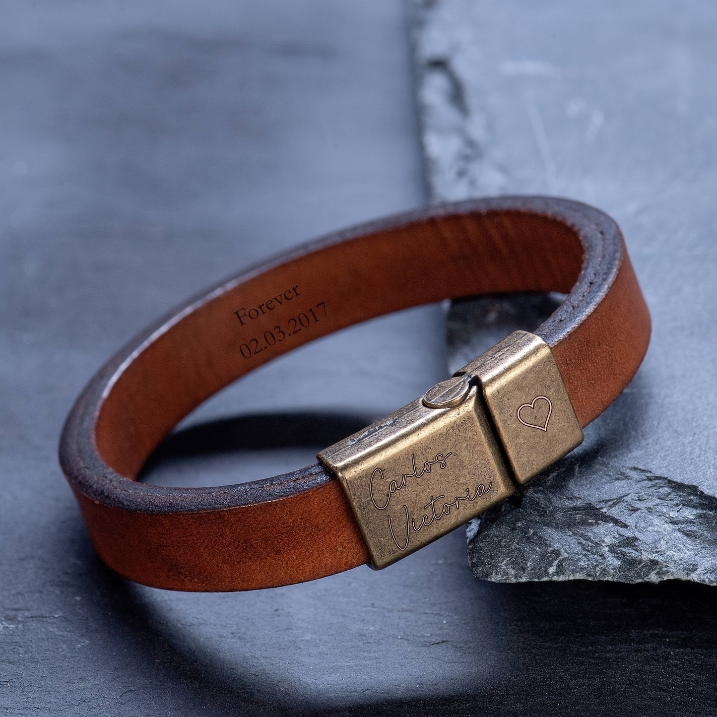Personalized Genuine Leather Bangle Bangle Bracelet, Multiposition Custom Cuff Bangle Bangle Bracelet, Wrap Bangle Bangle Bracelet for Men, Custom Cuff Bangle Bangle Bracelet, Hidden Message Leather Men's Bangle Bangle Bracelet, 1pc