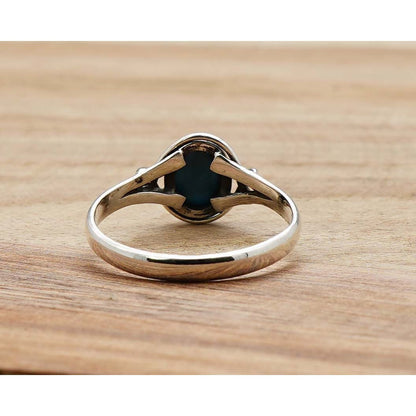 925 Sterling Silver Natural Gemstone Designer Ring~ Natural Gemstone Ring ~ Amethyst, Labradorite, Rainbow Moonstone, Carnelian, Malachite, Gift For Birthday