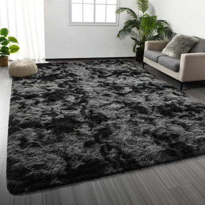 1pc 230X160cm Fluffy Rugs Large Shaggy Rug Bedroom Living Room Anti Slip Soft Carpet Floor Mat, Home Decor, 7.55ft X 5.25ft