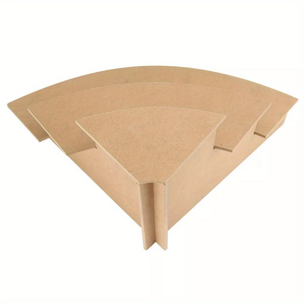 3 Tier Craft Stand Corner Display Stand Cosmetic Shelf Desktop Display Stand POS Point of Sale Display Stand For Retail Counter Shops
