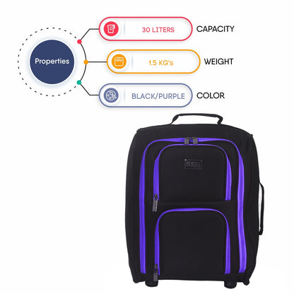 Ryanair Carry On Hand Luggage Suitcase Lightweight Travel Cabin Approved Trolley Bag with Wheels Suit Case Hand Luggage