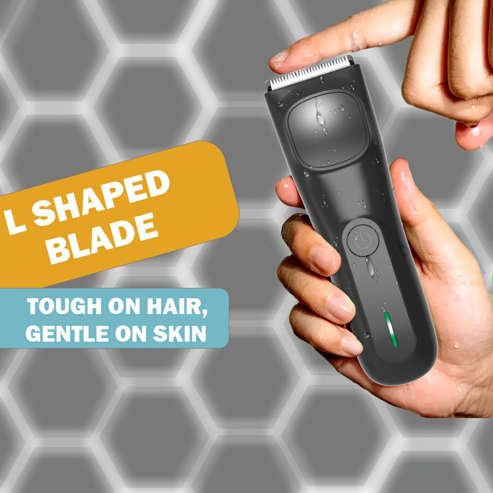 Rechargeable Ceramic-Blade Body Trimmer – Black