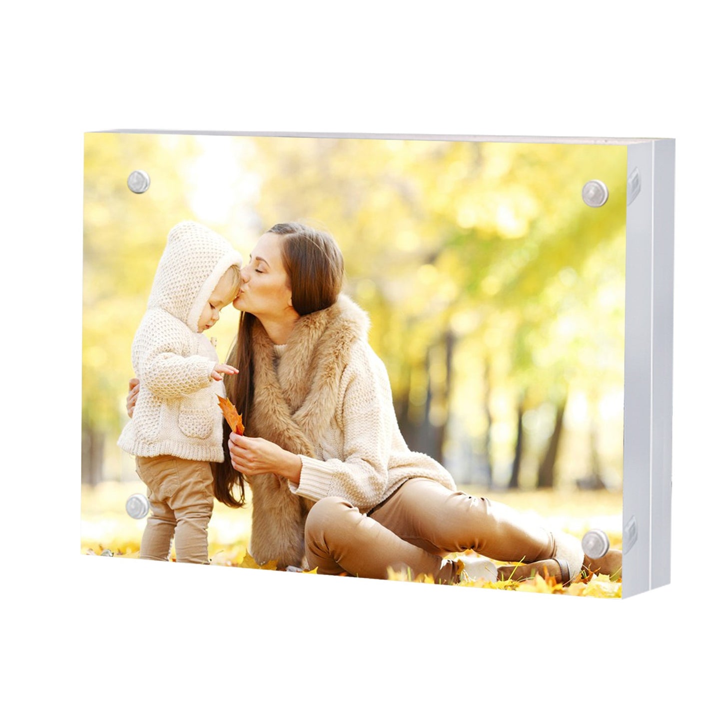 Acrylic Photo Frame Double-sided Magnetic Display Picture Frame 6 x 8 5 x 7 inch