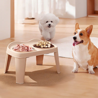 Raised Dog Feeding Station with 2 Stainless Steel Bowls – Adjustable Height Elevated Dog Bowl Stand, Non-Slip Base, Ideal for Large Dogs & Joint Support
