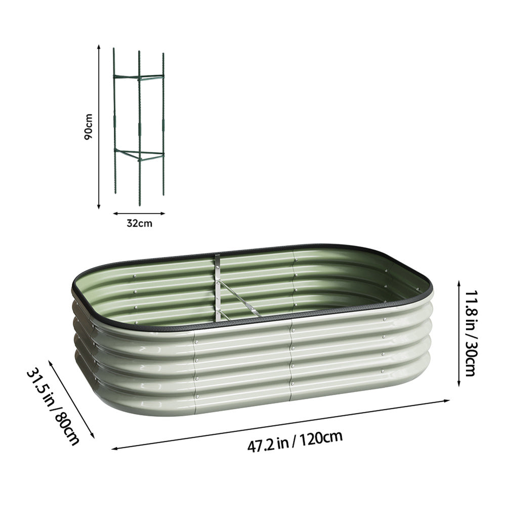 metal raised garden bed - feature detail 3
