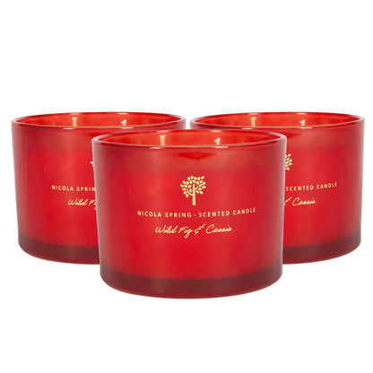 Nicola Spring Scented Candle - 130g/350g - Natural Soy Wax Candles Relaxing Fragrance Gift Set Aromatherapy Candle