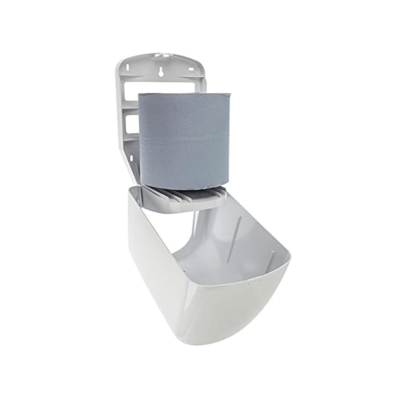 2 Blue Centrefeed Dispensers with 12 Blue Paper Rolls – Wall-Mounted Wiping & Drying Solution