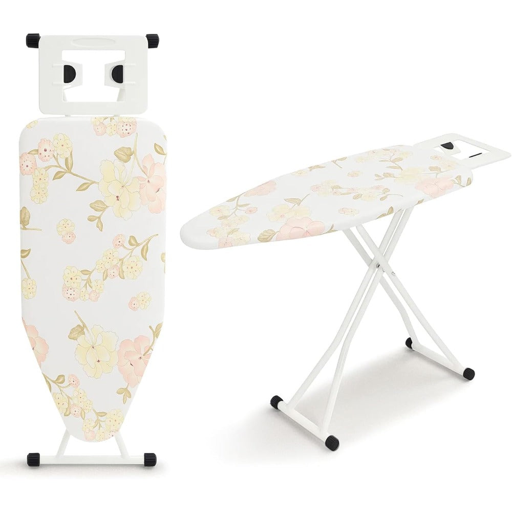 Ironing Boards Adjustable Heights Cotton Cover with Iron Rest TopIron Board Universal Extra Wide Lightweight Iron Board Rack