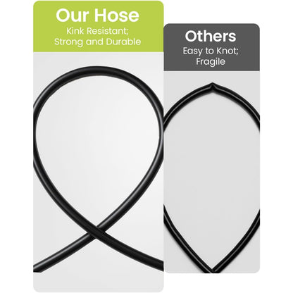 30M Pressure Washer Drain Cleaning Hose Kit Sewer Jetter Hose 5800PSI/400Bar for Washer Gun Includes 4 Adapters, 2 Corner & Rotating Nozzles for Cleaning Sewers, Sinks and Drains.