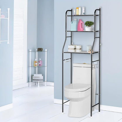 3 Tier Over Toilet Storage Rack Bathroom Laundry Washing Machine Shelf Organizer