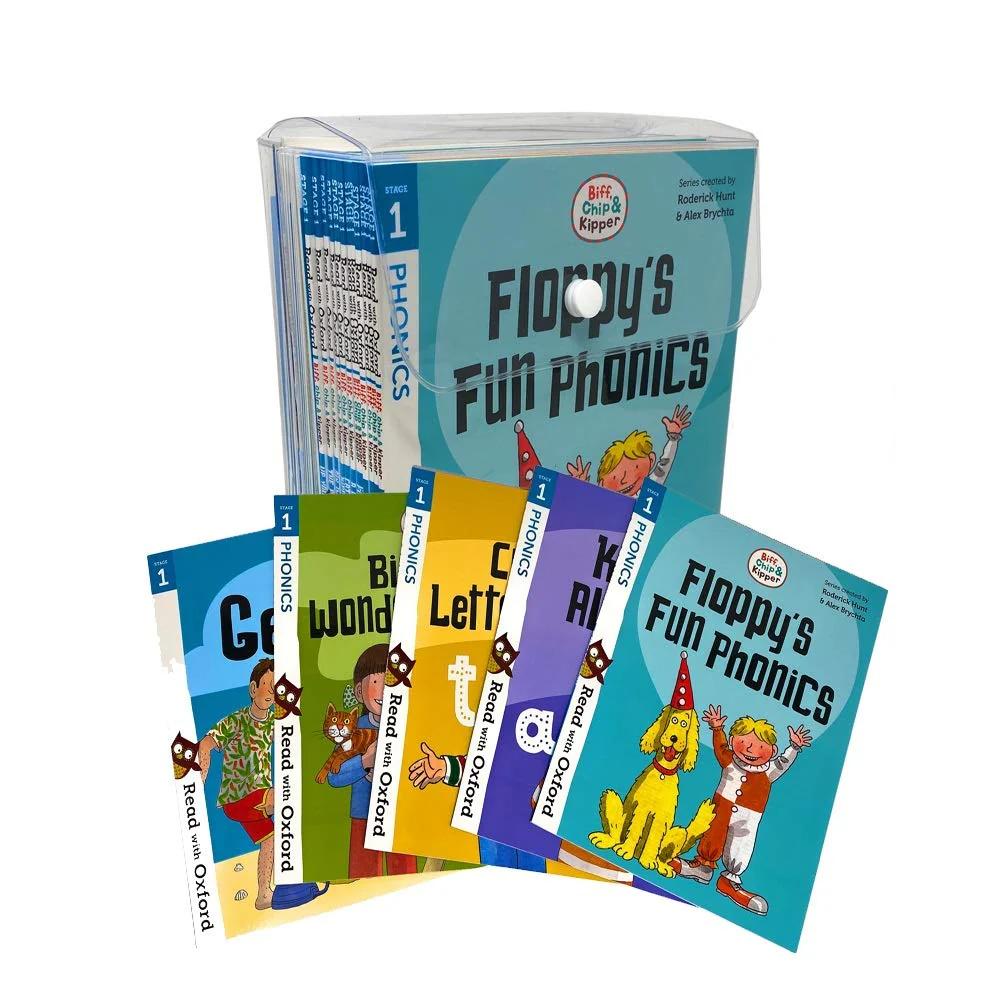Biff, Chip and Kipper: Read with Oxford Stage 1, 24 Books Collection Set by Roderick Hunt