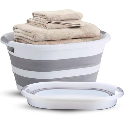 40 L Collapsible Laundry Basket – Folding Pop-Up Washing Hamper with Handles, Durable & Portable Space-Saving Clothes Storage Bin for Bathroom, Bedroom & Laundry Room, Space Saving Clothes Washing Bin with Handles, Durable, Portable & Easy Storage Washing