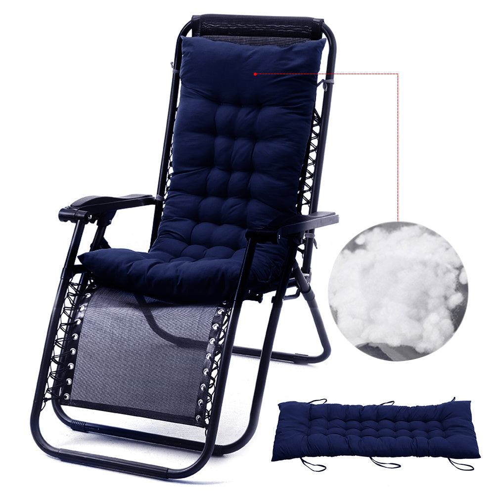 Thickened Recliner Cushion Beach Seat Cushion Office Sofa Chair Cushion Lunch Break Chair Cotton Cushion Rocking Chair Cushion 48*125*8cm