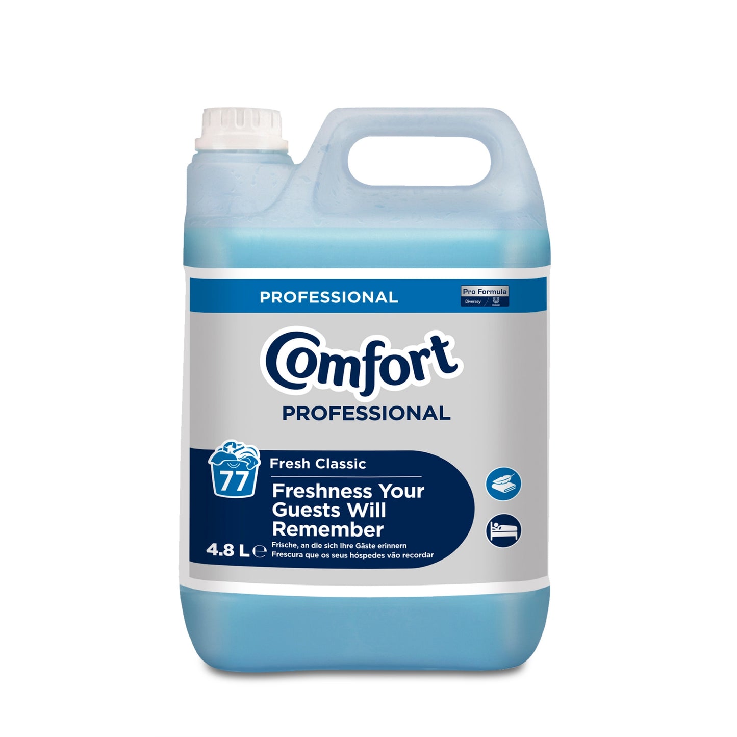 Comfort Professional Fabric Conditioner Fresh Classic Liquid 4.8L Long-Lasting Softness