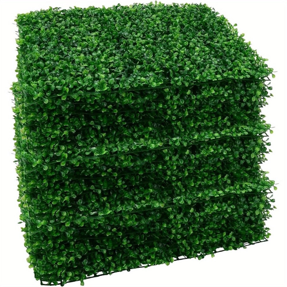 Artificial Hedge Wall Panels 18pcs 40x60cm – Fake Ivy Leaf Green Grass Privacy Fence Screen for Garden, Balcony, Outdoor & Indoor Home Decoration | Interlocking Backdrop Panels UK