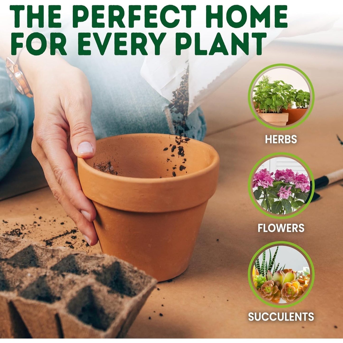 Clay Pots for Plants with Saucer - Terracotta Plant Pots with Drainage Hole, Pots for Plants for Indoor/Outdoor Use