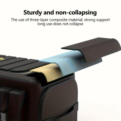 70L Multifunctional Foldable Car Storage Box, Modular & Sturdy Universal Trunk Organizer, Heavy Duty Camping Travel Storage Solution for SUV/Truck/Van
