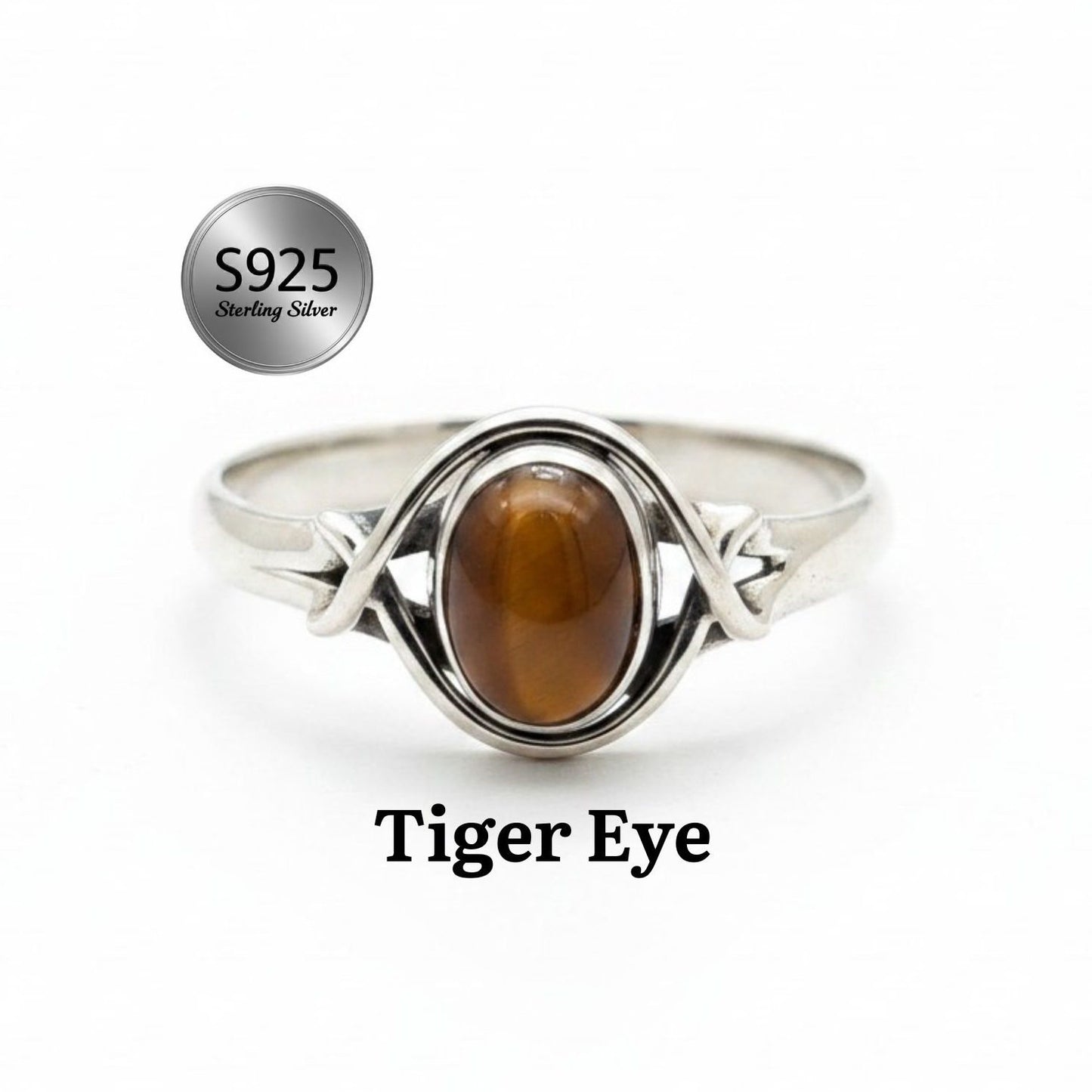 925 Sterling Silver Natural Gemstone Designer Ring~ Natural Gemstone Ring ~ Amethyst, Labradorite, Rainbow Moonstone, Carnelian, Malachite, Gift For Birthday