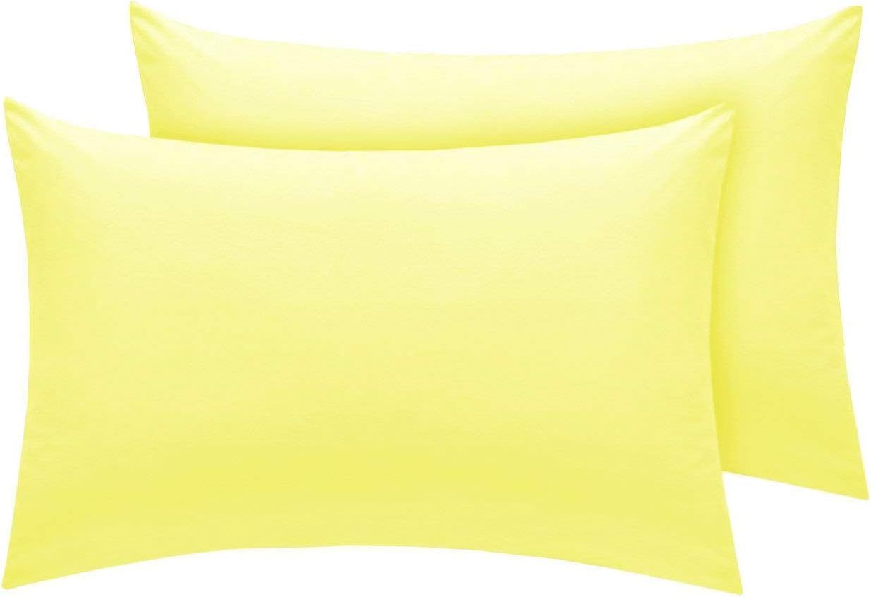 4B Pillowcases – Pack of 4 – Available in Many Beautiful and Vibrant Colors – Smooth & Durable Pillowcase Set for Everyday Bedroom, Guest Room & Travel Use