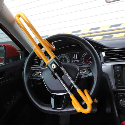 Heavy Duty Car Van Steering Wheel Lock High Security Anti Theft Twin Bar Hook