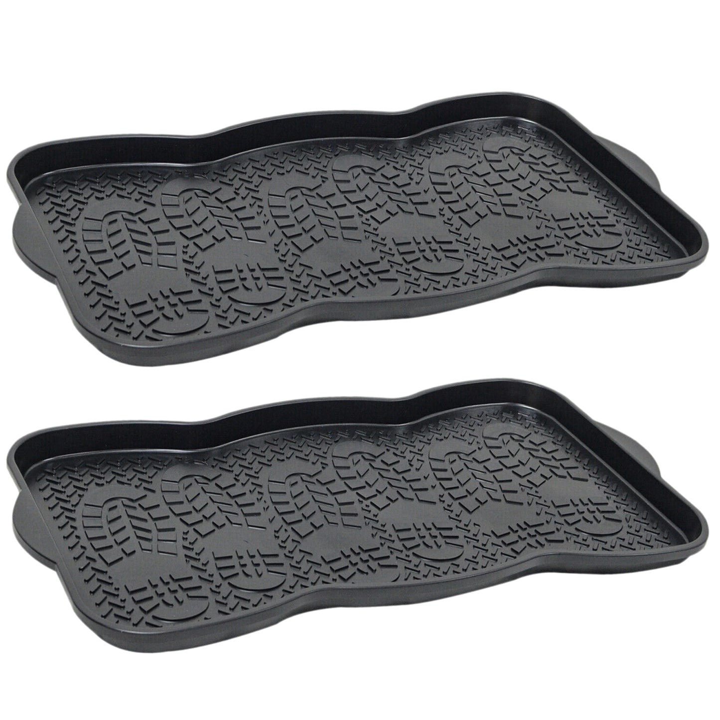 Shoes Tray, Boot Plastic Tray, Multipurpose Non Slip Design Foot Bath Tray, Shoe Drip Tray for Rain Boots, Waterproof Drip Trays Indoor & Outdoor/Garden