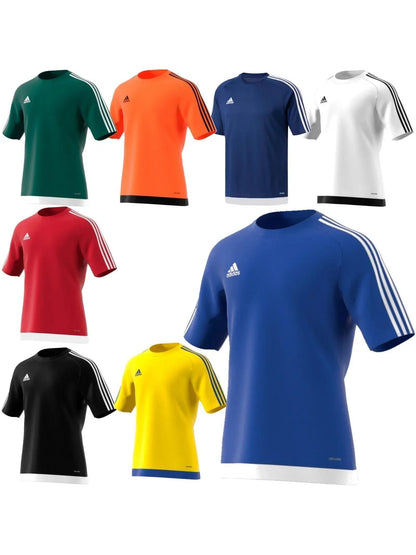 Adidas Climalite T Shirt Top Kids Boys Girls Football - Order One Size Larger As Small Fitting - Measure Chest & Check Against Attached 'Size Guide.'
