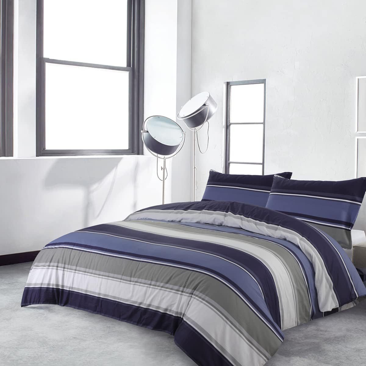 NIYS Bedding Duvet Cover Set in Single, Double and King Size with pillow cases