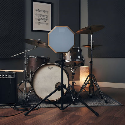 7.87-inch Mute Drum Practice Pad Set with Drum Pad and Portable Bag, Suitable for Drummers' Rehearsals and Beginner Practice