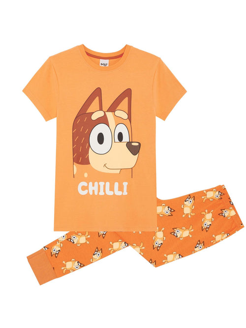 Bluey, Bingo, Chilli & Bandit 100% Combed Cotton Family Pyjamas Children's, Women's Christmas