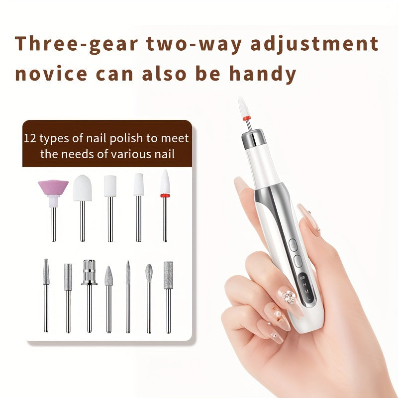 Electric Nail Drill and Manicure Tool Set