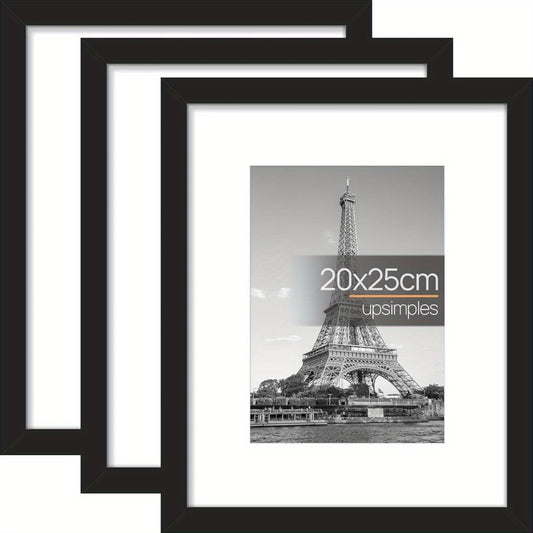 3 Pack Black 8x10 Inch/20×25cm Picture Frame, Wall Hanging Photo Frame, Photo Frame For Home & Wall Decor