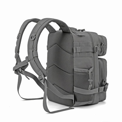 25L Black Outdoor Tactical Backpack, For Men/women, Camping Hunting Trekking Sport Bag, Outdoor Survival Bug Out Bag, School Rucksack Hiking With Bottle Holder