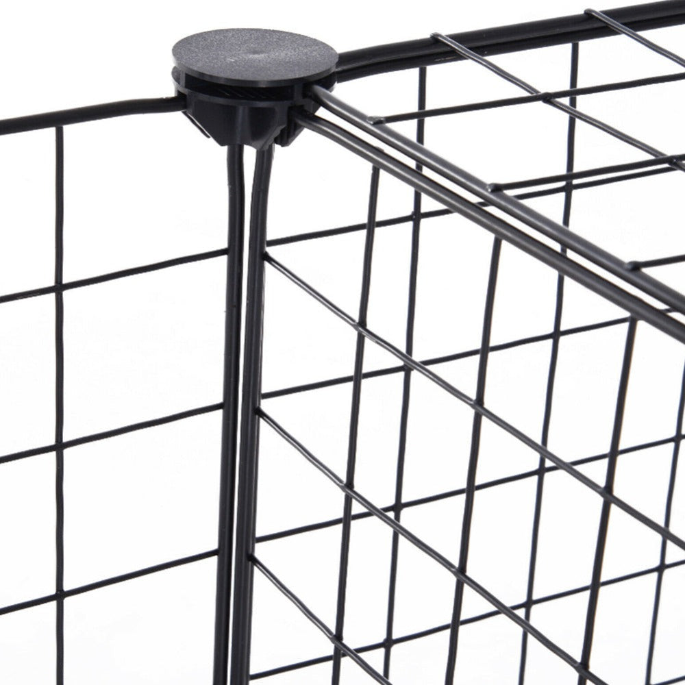 twelve-panel metal pet playpen - alternate angle 18