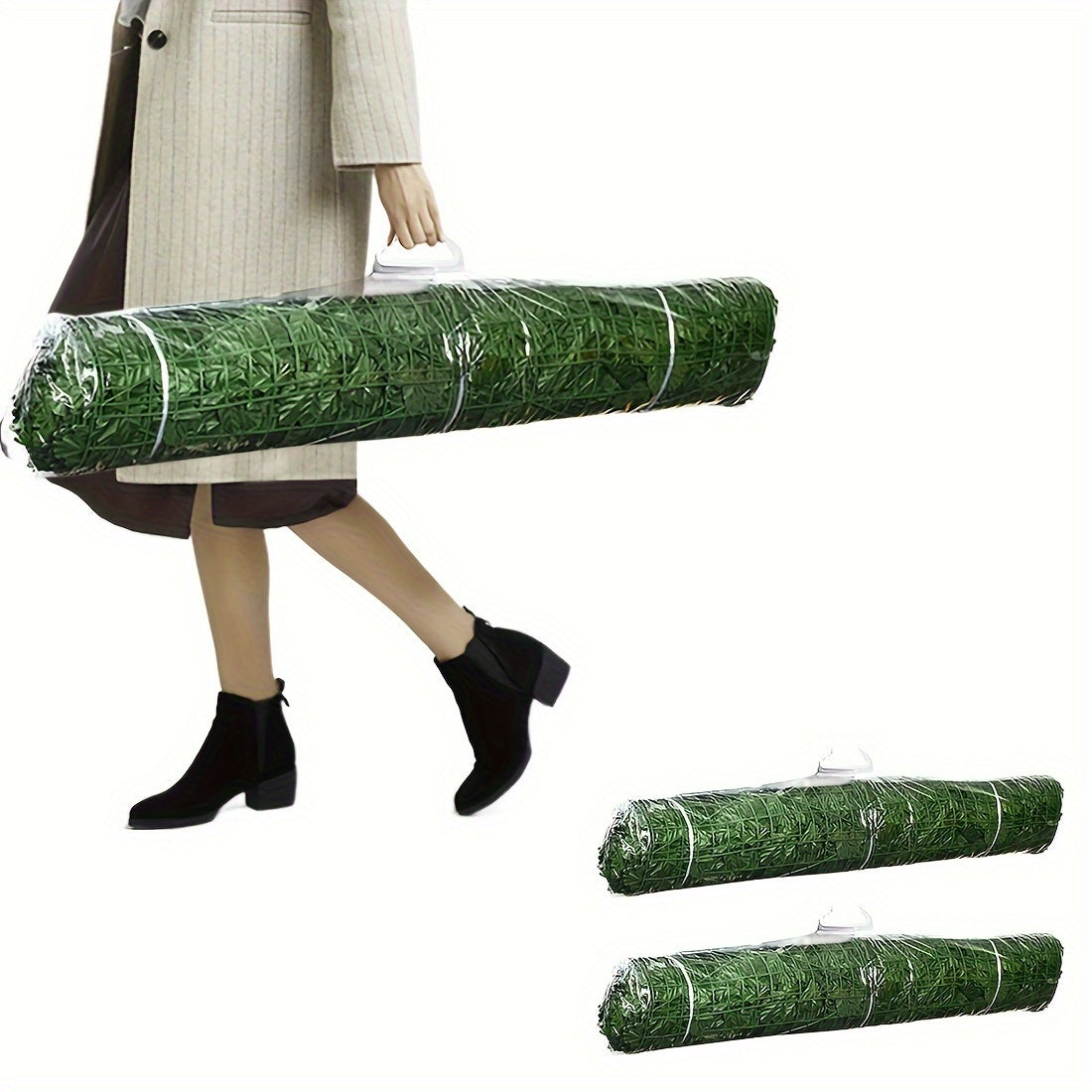 1m*3m/1m*5m Artificial Ivy Leaf Hedge Roll Privacy Fence Screening Garden Wall Landscape Balcony Privacy Panel Cover