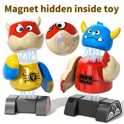 33pcs/ 35pcs Magnetic Monster Robot Construction Set with Storage Box, 35pcs for 5 Monster STEM Play Game, Fun Toy Doll for Children Aged 3 And Up, Birthday And Holiday Presents