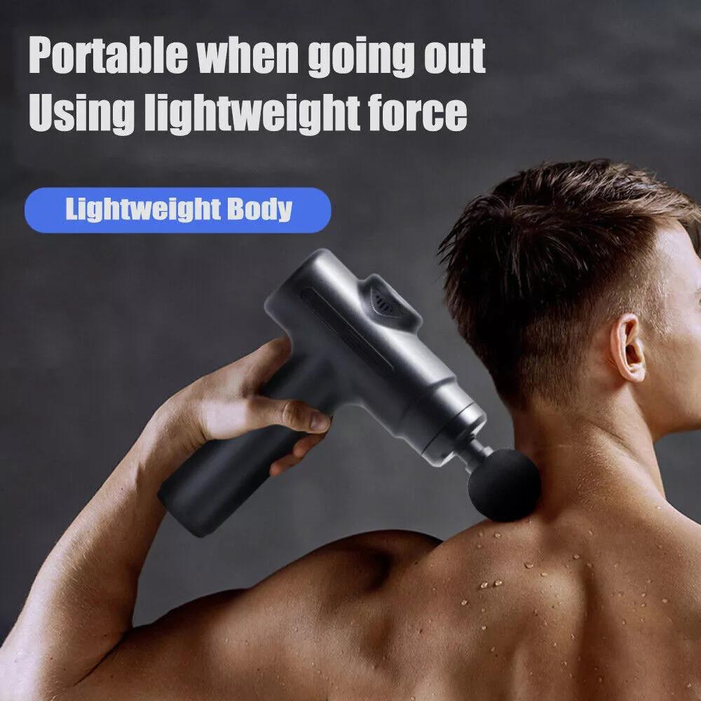 Mini Portable Muscle Relaxation Neck Massager, Fascia Gun, Mini Portable Muscle Relaxation Neck Massager with Lithium Battery, USB Charged, Neck Massager, Professional-Grade Fascial Gun for Whole Body Massage, USB Charged, Massage Device, Compact Design,