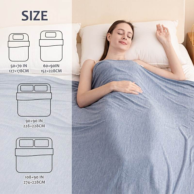 Arc-Chill 3.0 Cooling Blanket for RV Travel, Ultra Soft Lightweight Summer Cooling Throw, Breathable Cold Touch Fabric for Hot Sleepers, Night Sweats, Bed, Couch, All Season, Machine Washable