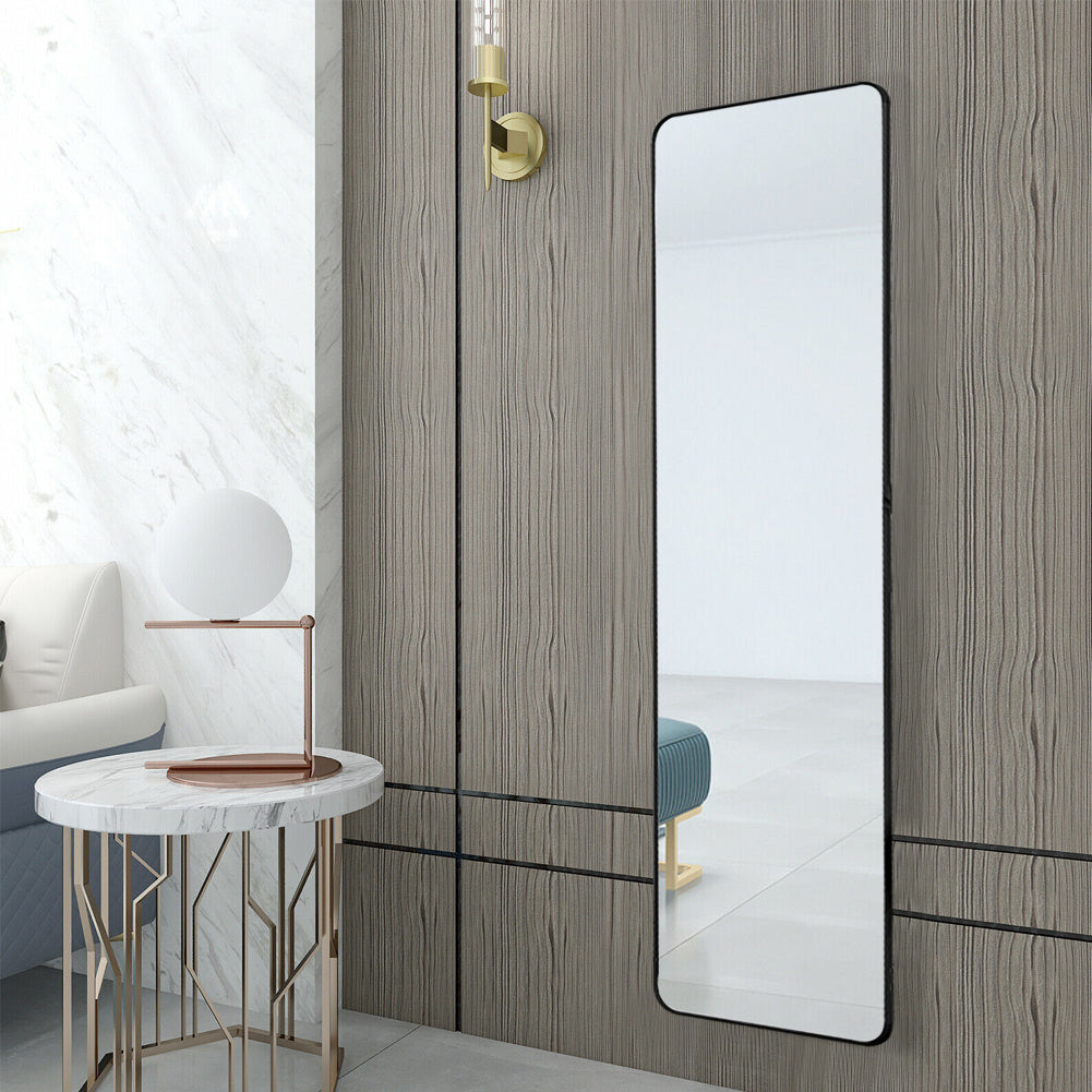 Full-Length Black Mirror - 147 x 37cm