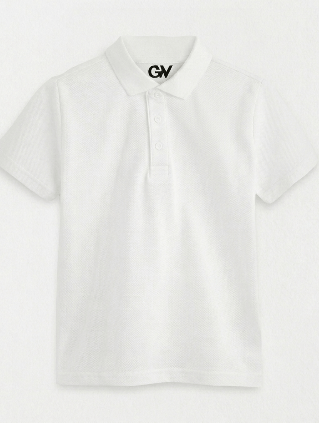 Children's White School Polo Shirts - Two Pack