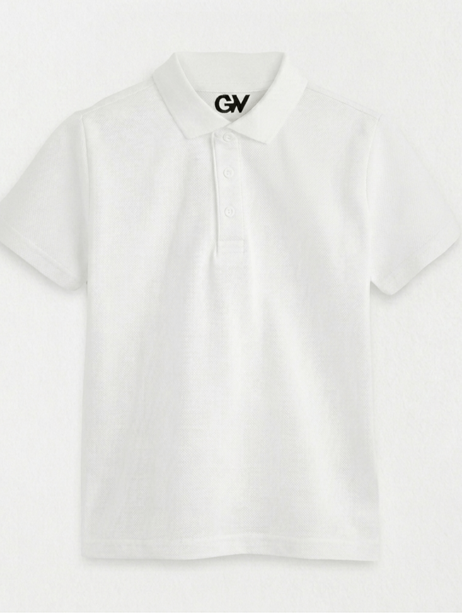 Children's White School Polo Shirts - Two Pack
